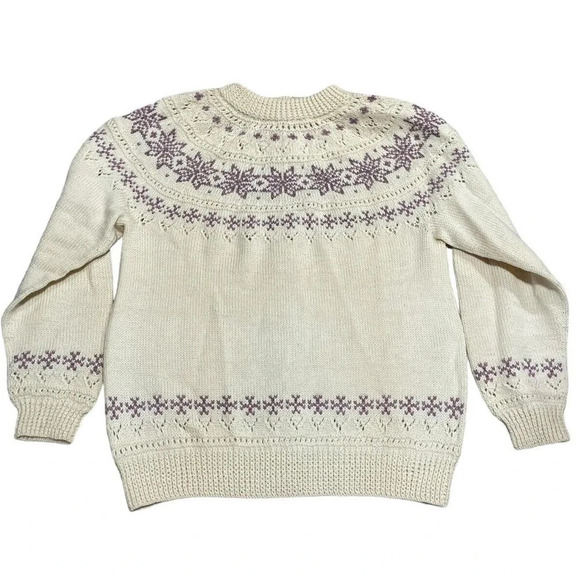 Dale of Norway Women's Sweater Cardigan Fair Isle New Wool Vintage Size 42 M/L - Picture 5 of 12